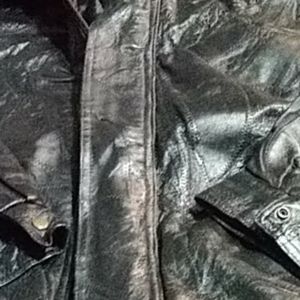 Vintage Patchwork leather jacket